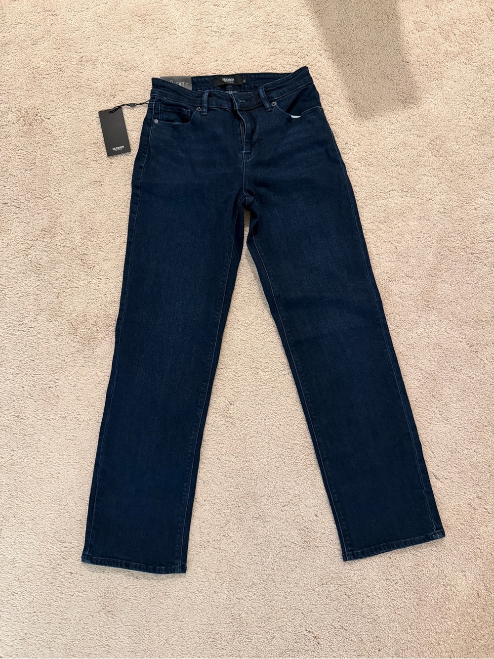 Hudson Los Angeles Mid Rise Straight Jeans - Size 4